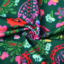 Load image into Gallery viewer, Women's Summer Boho Vintage Floral Print Deep V Neck Beach Mini Dresses