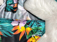 Load image into Gallery viewer, 2020 Women Summer Sexy Swimsuit Blue Print Cutout One Piece Jumpsuit