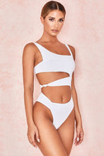 Load image into Gallery viewer, Sexy Cross Bandage One Piece Hollow Out Swimsuit