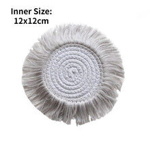 Load image into Gallery viewer, Home Creative Cotton Braid Coaster Handmade Macrame Cup Cushion Bohemia Style Non-slip Cup Mat