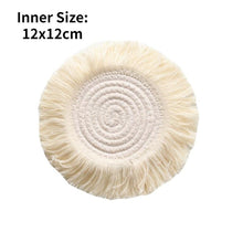 Load image into Gallery viewer, Home Creative Cotton Braid Coaster Handmade Macrame Cup Cushion Bohemia Style Non-slip Cup Mat