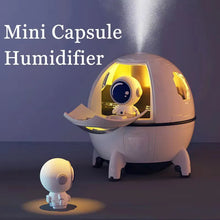 Load image into Gallery viewer, Home Portable Office Desktop USB Astronaut Space Capsule Air Humidifier Diffuser 220ML With Colorful Led Light Christmas Gift