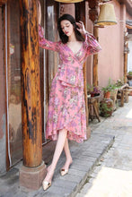 Load image into Gallery viewer, Retro Printed Bohemia Falbala Skirt Bottoms