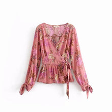 Load image into Gallery viewer, Retro Printed Bohemia Falbala Skirt Bottoms