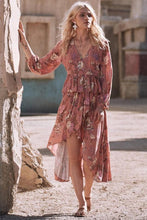 Load image into Gallery viewer, Retro Printed Bohemia Falbala Skirt Bottoms