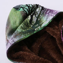 Load image into Gallery viewer, Autumn and Winter Women Printed Long Cotton Jacket Plus Size Velvet Hoodie