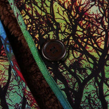 Load image into Gallery viewer, Autumn and Winter Women Printed Long Cotton Jacket Plus Size Velvet Hoodie