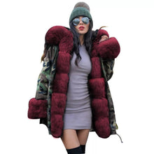Load image into Gallery viewer, Warm Fur Collar Hoodie Jacket Windbreaker Coat Outwear