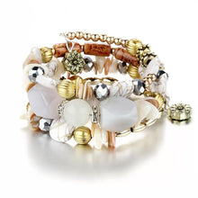 Load image into Gallery viewer, Bohemian Colorful Stone Long Bracelet Multilayer Rhinestone Bead Bracelet for Women Men