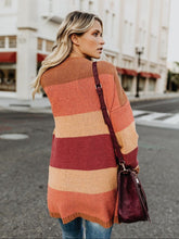 Load image into Gallery viewer, Loose Striped Cardigan Tops