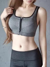 Load image into Gallery viewer, Hot Women Zipper Push Up Sports Bras Vest Underwear Shockproof Breathable Gym Fitness Athletic Running Yoga
