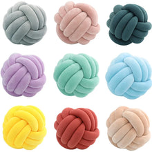 Load image into Gallery viewer, Soft Knot Ball Pillows Round Throw Pillow Cushion Kids Home Decoration Plush Pillow Throw Knotted Pillow Handmade