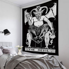 Load image into Gallery viewer, Mandala Tapestry Tarot Card Wall Hanging Astrology Divination Witchcraft Room Decor Bedspread Throw Cover Sun Moon Wall Decor