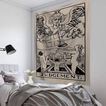 Load image into Gallery viewer, Mandala Tapestry Tarot Card Wall Hanging Astrology Divination Witchcraft Room Decor Bedspread Throw Cover Sun Moon Wall Decor