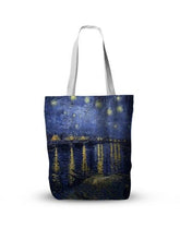 Load image into Gallery viewer, Oil Painting Canvas Tote Bag