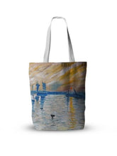 Load image into Gallery viewer, Oil Painting Canvas Tote Bag