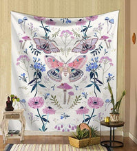 Load image into Gallery viewer, Nordic psychedelic hanging fabric background wall covering home decoration wall blanket tapestry bedroom wall hanging 95*73cm