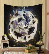 Load image into Gallery viewer, Nordic psychedelic hanging fabric background wall covering home decoration wall blanket tapestry bedroom wall hanging 95*73cm