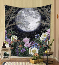 Load image into Gallery viewer, Nordic psychedelic hanging fabric background wall covering home decoration wall blanket tapestry bedroom wall hanging 95*73cm