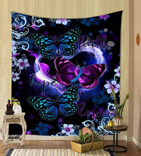 Load image into Gallery viewer, Nordic psychedelic hanging fabric background wall covering home decoration wall blanket tapestry bedroom wall hanging 95*73cm