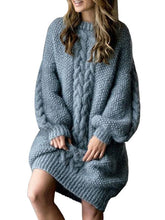 Load image into Gallery viewer, Loose Purple Long Sweater