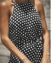 Load image into Gallery viewer, 3 Colors Summer Fashion Wave Point Lace Irregular Midi Dress