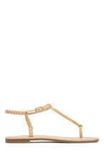 Load image into Gallery viewer, Breathable Large Size Clip Finger Chain Viscose Sandals Sandals Casual Everyday Women's Shoes Roman Shoes