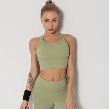 Load image into Gallery viewer, Yoga Breathable High-bounce Dry Sports Bra Vest Sports Fitness Wear Tights Running Yoga Clothes Women's Sports Top