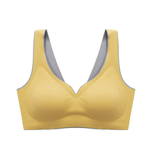 Load image into Gallery viewer, Solid Color Latex Underwear with One-piece Contrasting Color and Beautiful Back, No Rims, Comfortable Buckles, Comfortable Vest Bra Women.