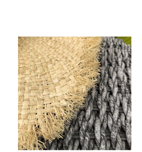 Load image into Gallery viewer, Handmade Hat Women Summer Small Fresh Fold Woven Straw Hat Beach Big Brim Sunscreen Sun Hat