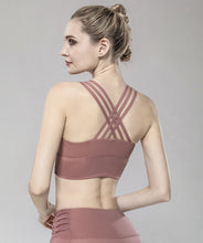 Load image into Gallery viewer, Yoga Breathable High-bounce Dry Sports Bra Vest Sports Fitness Wear Tights Running Yoga Clothes Women's Sports Top