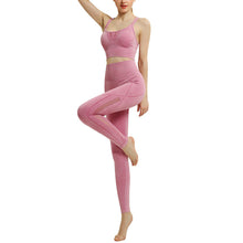 Load image into Gallery viewer, Solid Color Sports Beauty Back Underwear Shockproof Gathering Yoga Wear Sports Bra Seamless Washable Fitness Vest