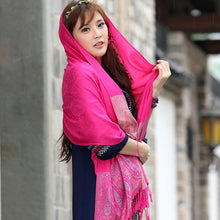 Load image into Gallery viewer, Nepal Ethnic style shawl scarf