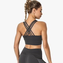 Load image into Gallery viewer, Yoga Breathable High-bounce Dry Sports Bra Vest Sports Fitness Wear Tights Running Yoga Clothes Women's Sports Top