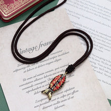 Load image into Gallery viewer, Minority design Nepal copper fish Tibetan handmade necklace men's and women's ethnic style retro temperament simple Earring Set