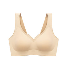 Load image into Gallery viewer, Solid Color Latex Underwear with One-piece Contrasting Color and Beautiful Back, No Rims, Comfortable Buckles, Comfortable Vest Bra Women.
