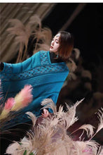 Load image into Gallery viewer, Spring and Autumn New Loose Pullover Knitted Shawl Ethnic Style Pullover Cape