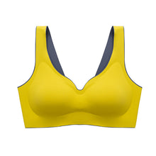 Load image into Gallery viewer, Solid Color Latex Underwear with One-piece Contrasting Color and Beautiful Back, No Rims, Comfortable Buckles, Comfortable Vest Bra Women.
