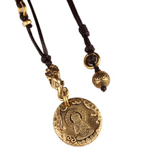 Load image into Gallery viewer, Original Nepal Tibet retro national style brass Buddha's 10-phase free personality necklace pendant for men and women