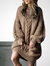 Load image into Gallery viewer, Loose Purple Long Sweater