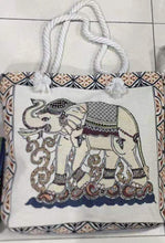 Load image into Gallery viewer, Double-sided Ethnic Style Embroidery Bag Women's Live Embroidery Peacock Elephant Canvas Bag