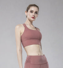 Load image into Gallery viewer, Yoga Breathable High-bounce Dry Sports Bra Vest Sports Fitness Wear Tights Running Yoga Clothes Women's Sports Top