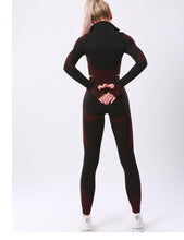 Load image into Gallery viewer, Sports Yoga suit running fitness nylon quick drying long sleeved trousers set women