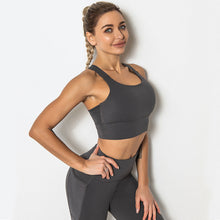 Load image into Gallery viewer, Yoga Breathable High-bounce Dry Sports Bra Vest Sports Fitness Wear Tights Running Yoga Clothes Women's Sports Top