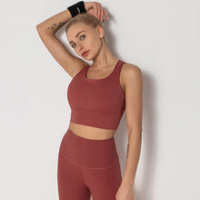 Load image into Gallery viewer, Yoga Breathable High-bounce Dry Sports Bra Vest Sports Fitness Wear Tights Running Yoga Clothes Women's Sports Top