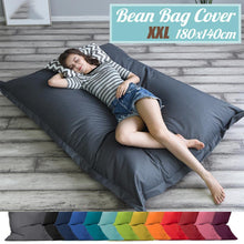 Load image into Gallery viewer, OVERSIZED Sofa Cover Chairs without Filler Waterproof Lounger Seat Bean Bag Puff asiento Couch Tatami Living Room Furniture