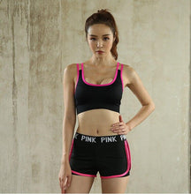 Load image into Gallery viewer, Letter Sport Shorts For Women Yoga Shorts Sexy Gym Shorts Women Fitness Elastic Quick Dry Running Workout Yoga Shorts