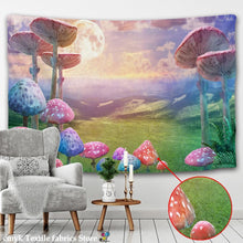 Load image into Gallery viewer, Psychedelic Mushroom Indian Mandala Tapestry Wall Hanging Bohemian Gypsy Psychedelic Tapiz Witchcraft Tapestry