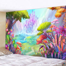 Load image into Gallery viewer, Psychedelic Mushroom Indian Mandala Tapestry Wall Hanging Bohemian Gypsy Psychedelic Tapiz Witchcraft Tapestry