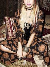 Load image into Gallery viewer, Chiffon Sun Moon Print Cardigan Sunscreen Bikini Blouse